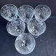 Port wine service – Blown, engraved and cut crystal – Art Deco