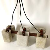 Scandinavian teak chandelier