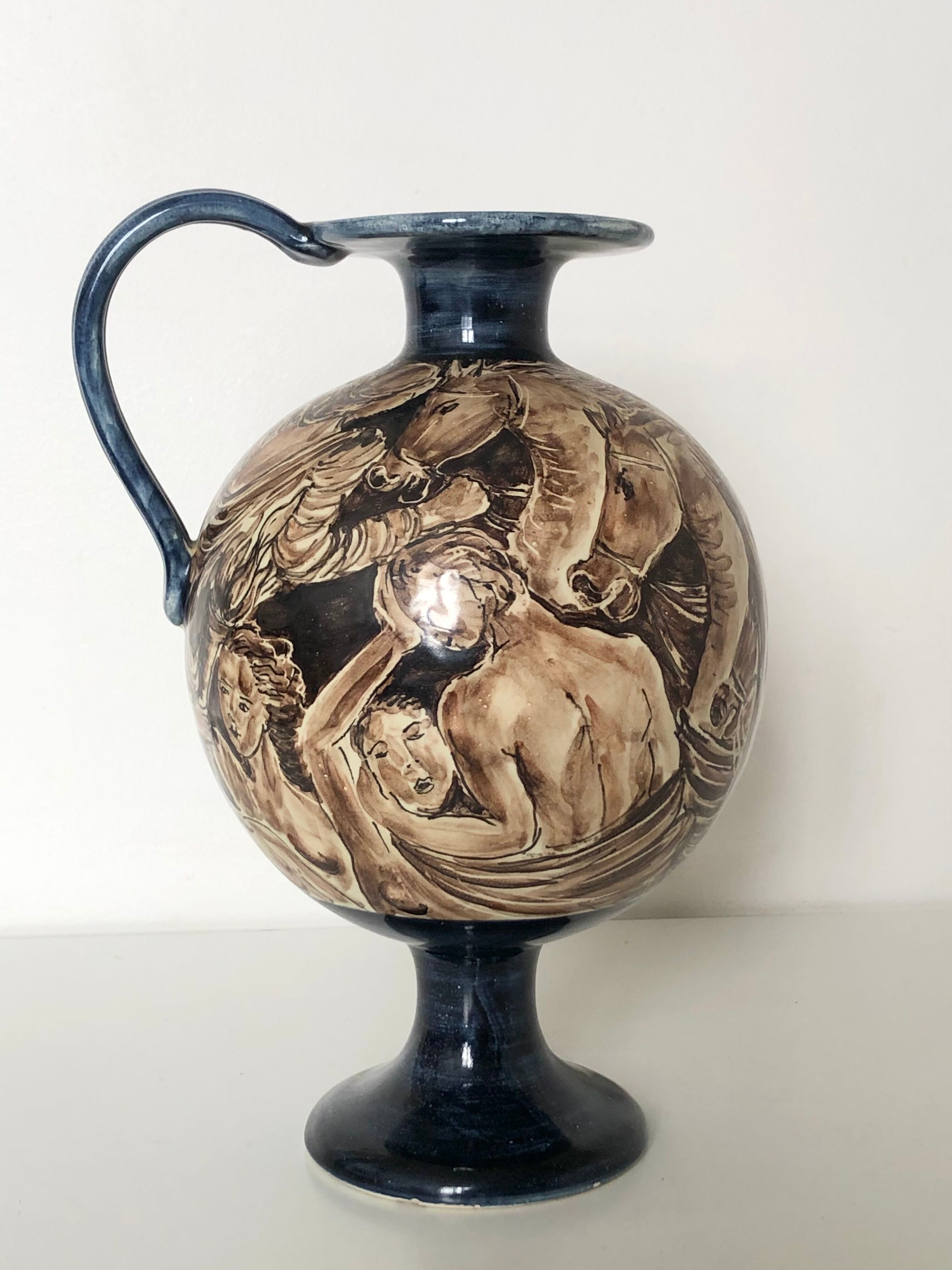 Majolica vase