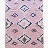 Pink Kilim Rug - 308 x 209 cm