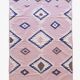 Tapis Kilim Rose - 308 x 209 cm