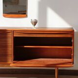 Vintage zebrano and walnut furniture from Morris of Glasgow.