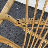 Armchair child wicker shell 70s