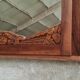 Miroir Art Déco miroir mural en bois 120x95cm