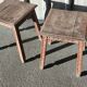 Pair of wooden stools