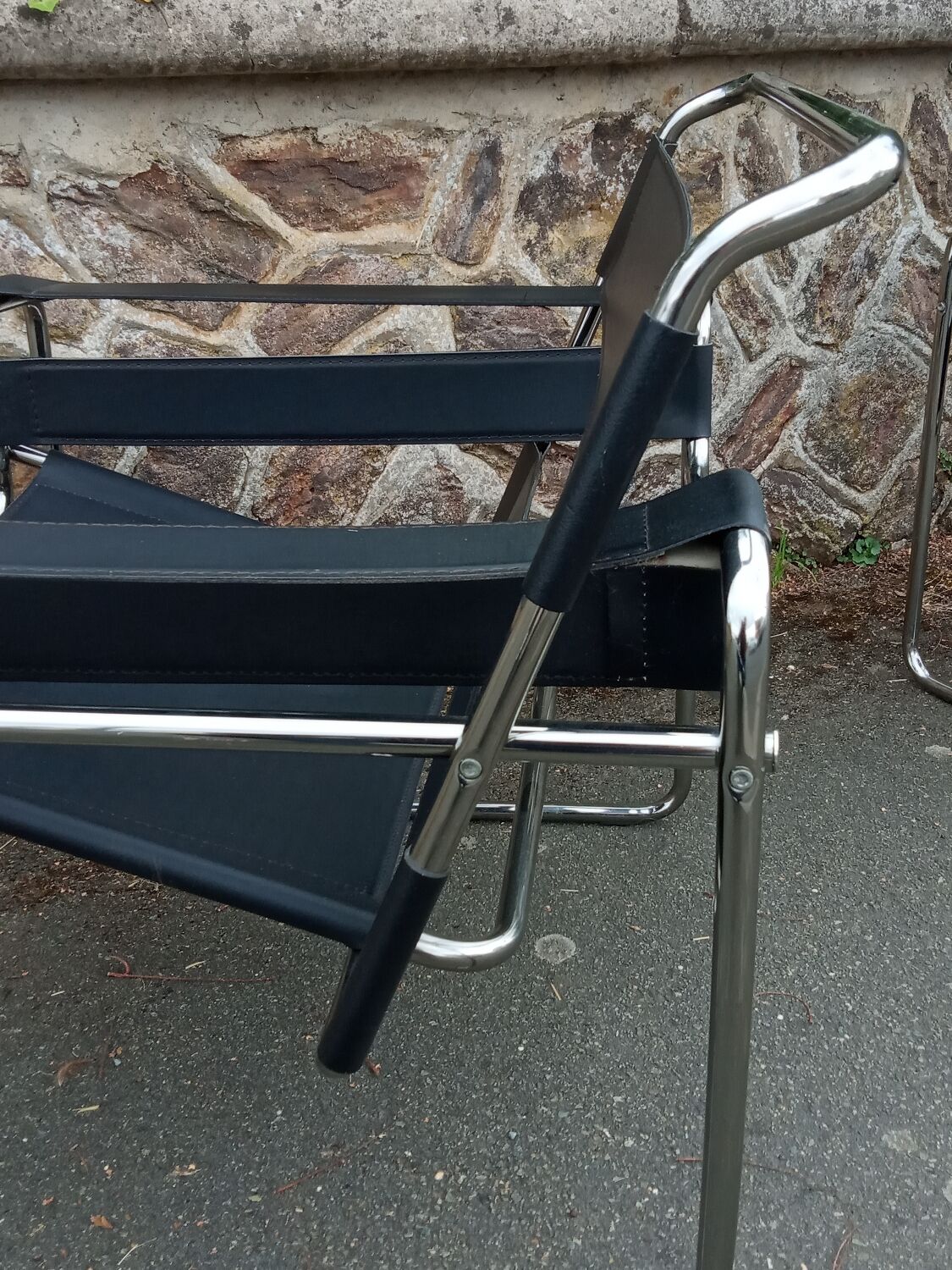 Pair of Wassily armchairs by Marcel Breuer