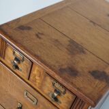 French Oak Apothecary Cabinet / Filing Cabinet, 1920/30s