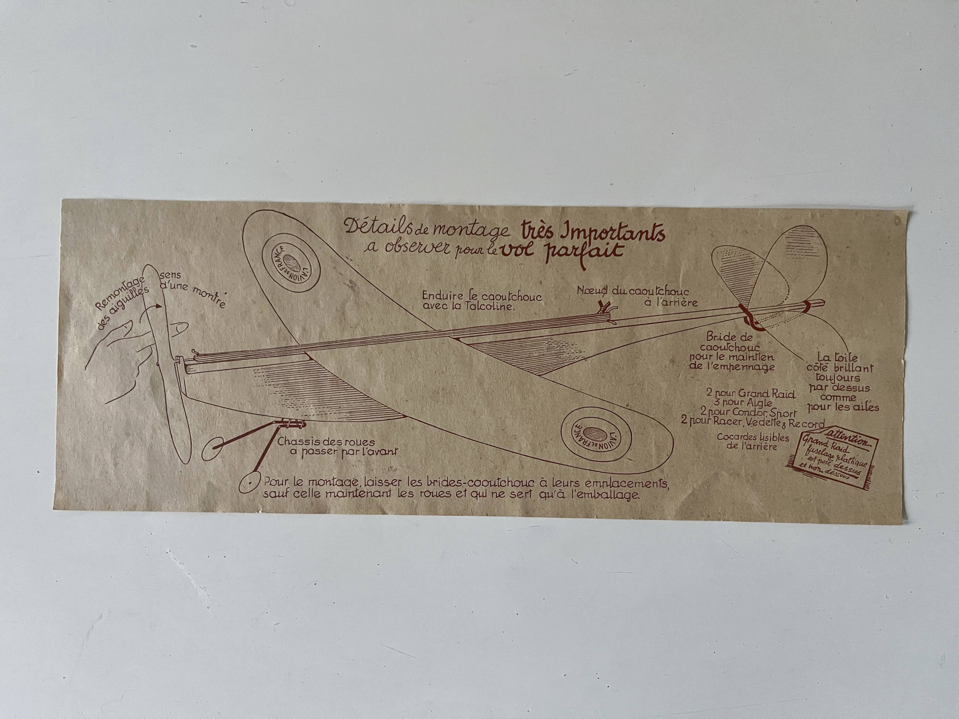 The French Plane, "Condor" model, Unmanned aircraft, Unis France