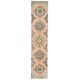 1970s Vintage Turkish Hand-Knotted Wool & Cotton Orange Runner Rug 81x386