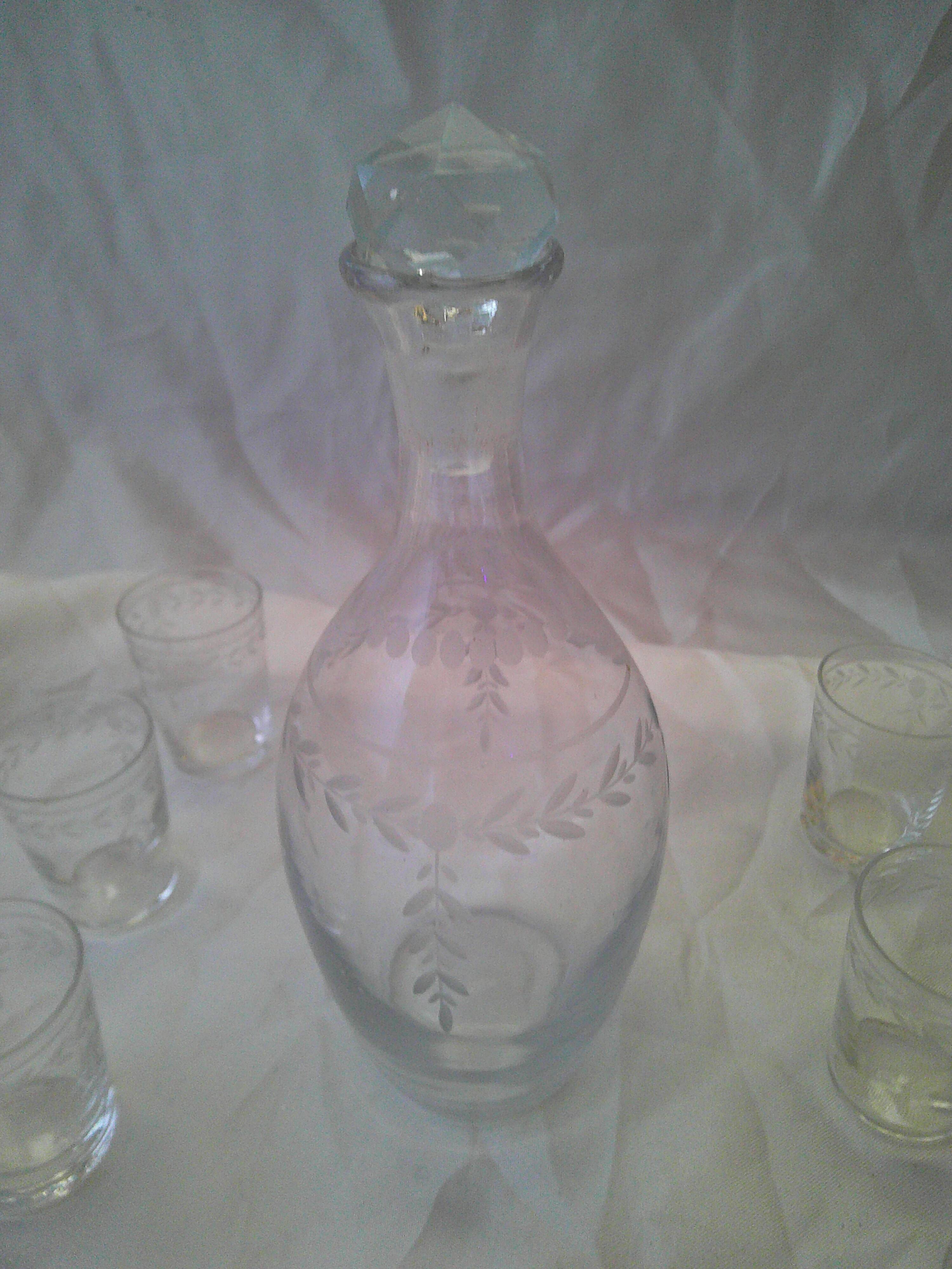 Antique liqueur service