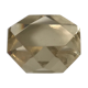 vinatge glass paper press has facets