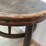 Small bar vintage Fischel beech stool