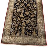 Handmade silk Persian carpet