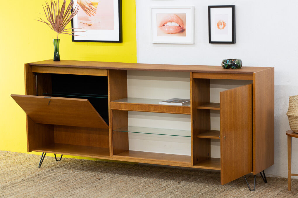 Vintage Scandinavian sideboard – 220 cm