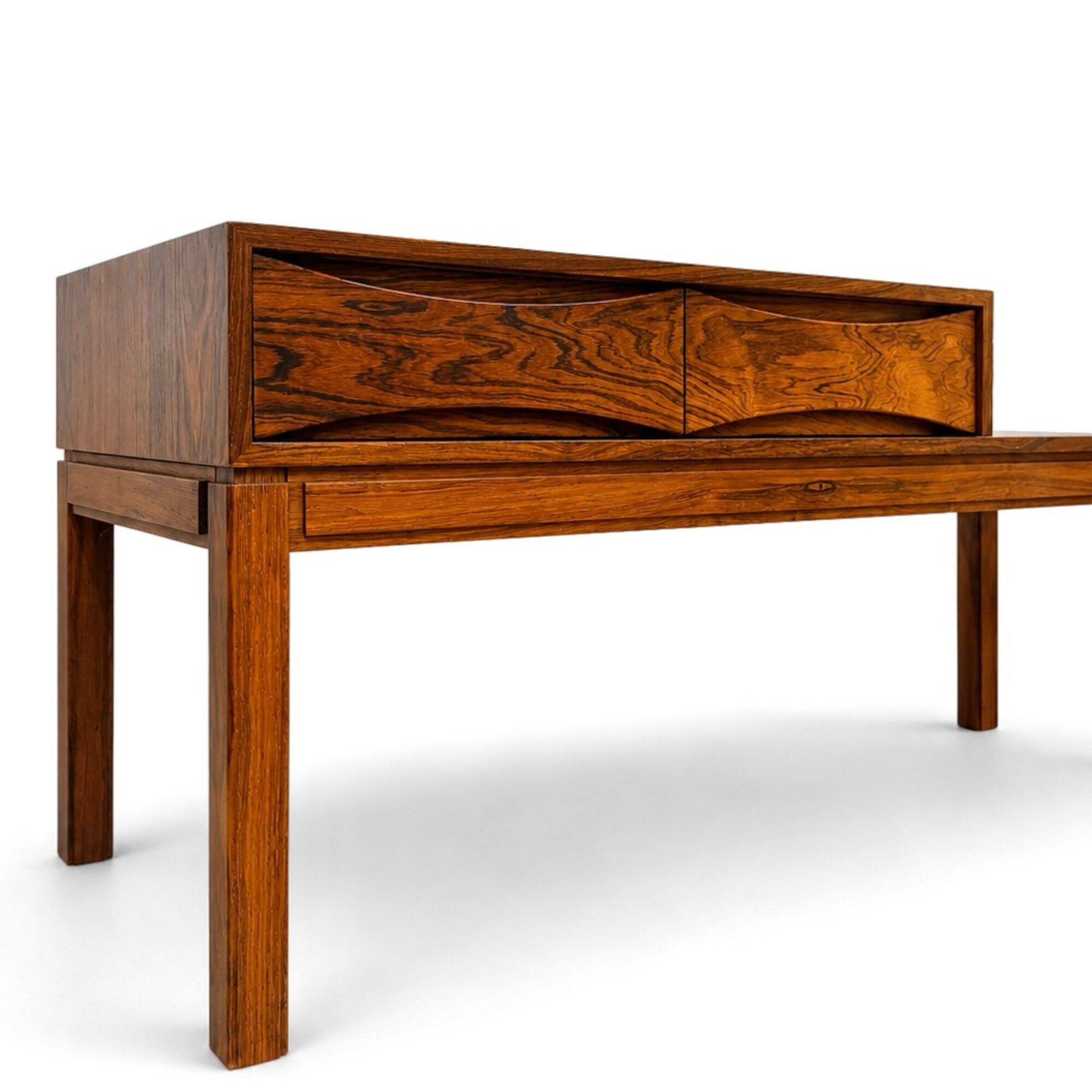 Bench with rosewood box, Swedish design 1960s