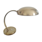 Christian Dell (1893-1974). Kaiser Edition Brass Lamp - Co. H: 40; Shade: Diam: 32 cm. (No visible mark)