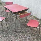 Red Formica set