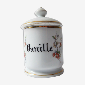 Pot à épices Vanille en porcelaine de France