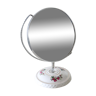 Standing mirror, porcelain base, vintage