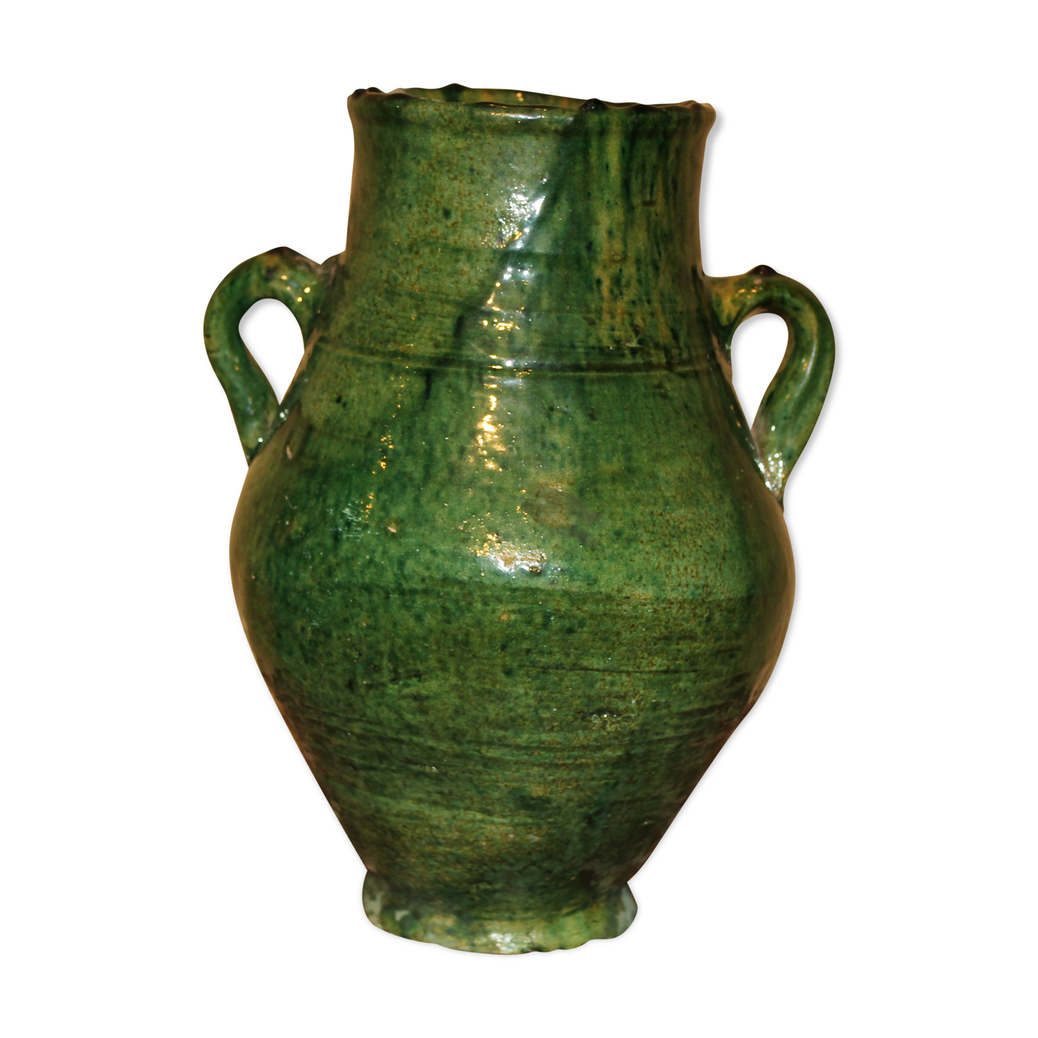 Tamgroute pottery vase