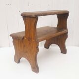 Wooden step stool vintage country decoration