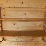 Pair of vintage rattan shelves