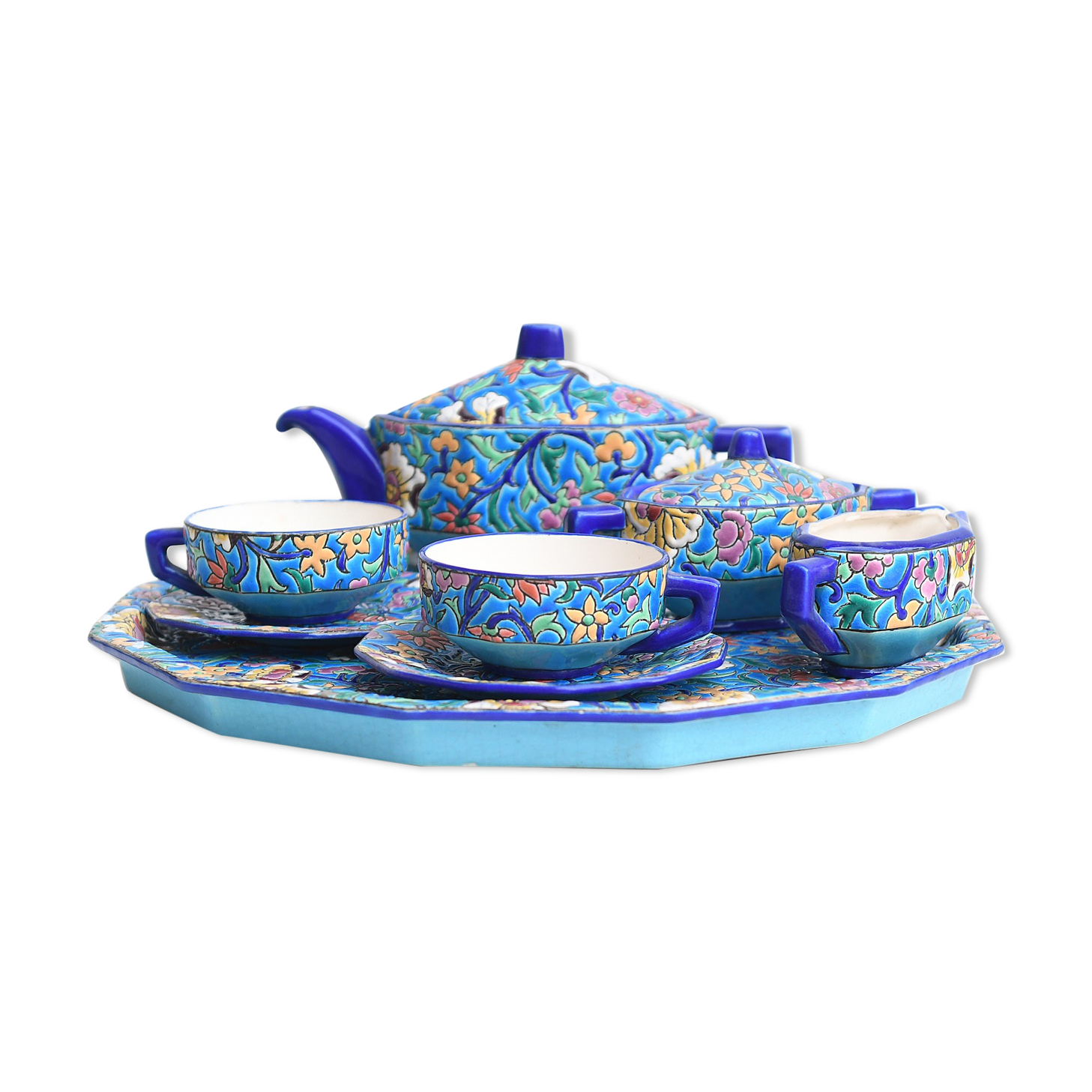 Longwy enamel service