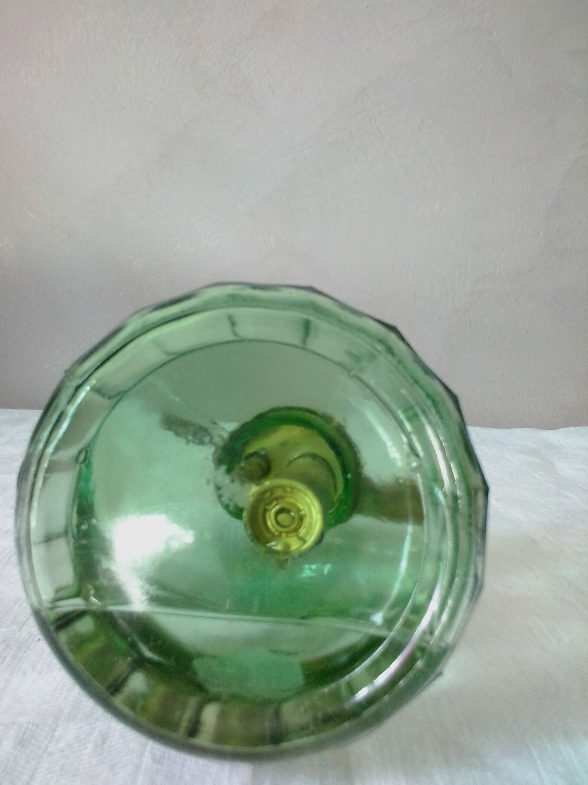 Spray for plants in brass and glass
