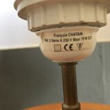 2 Francois Chatain tablelamp 1970s