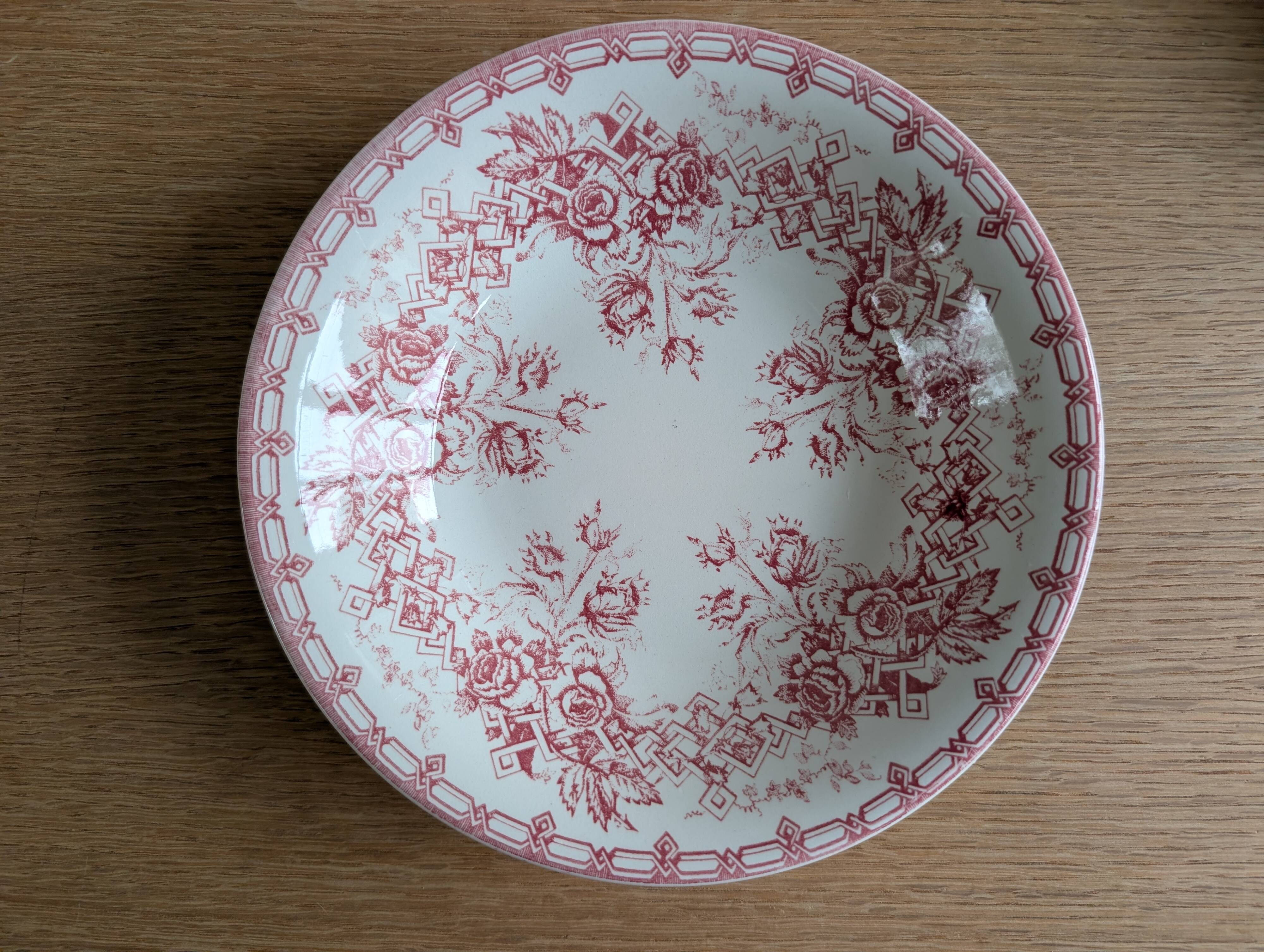 4 deep plates Sarreguemines