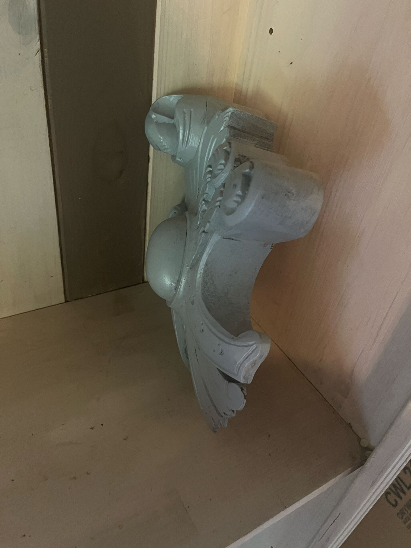 Old wooden fronton