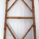 Vintage coffee table in real bamboo and glass 60/70