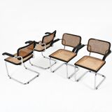 Set of 4 Style B32 Dining Chairs by Marcel Breuer