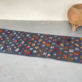Berber Kilim Hallway Rug VINTAGE Velvet Patterns