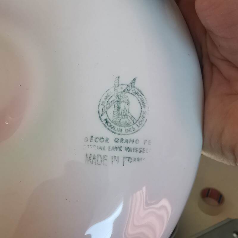 6 oyster plates Moulin des Loups