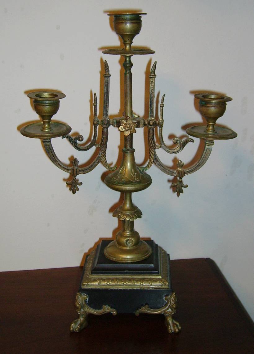 Candelabrum with multiple lights from the Napoleonic III period.