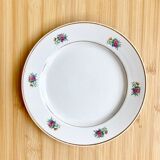 6 dessert plates demi-porcelaine Lunéville