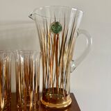 Service orangeade demi cristal or