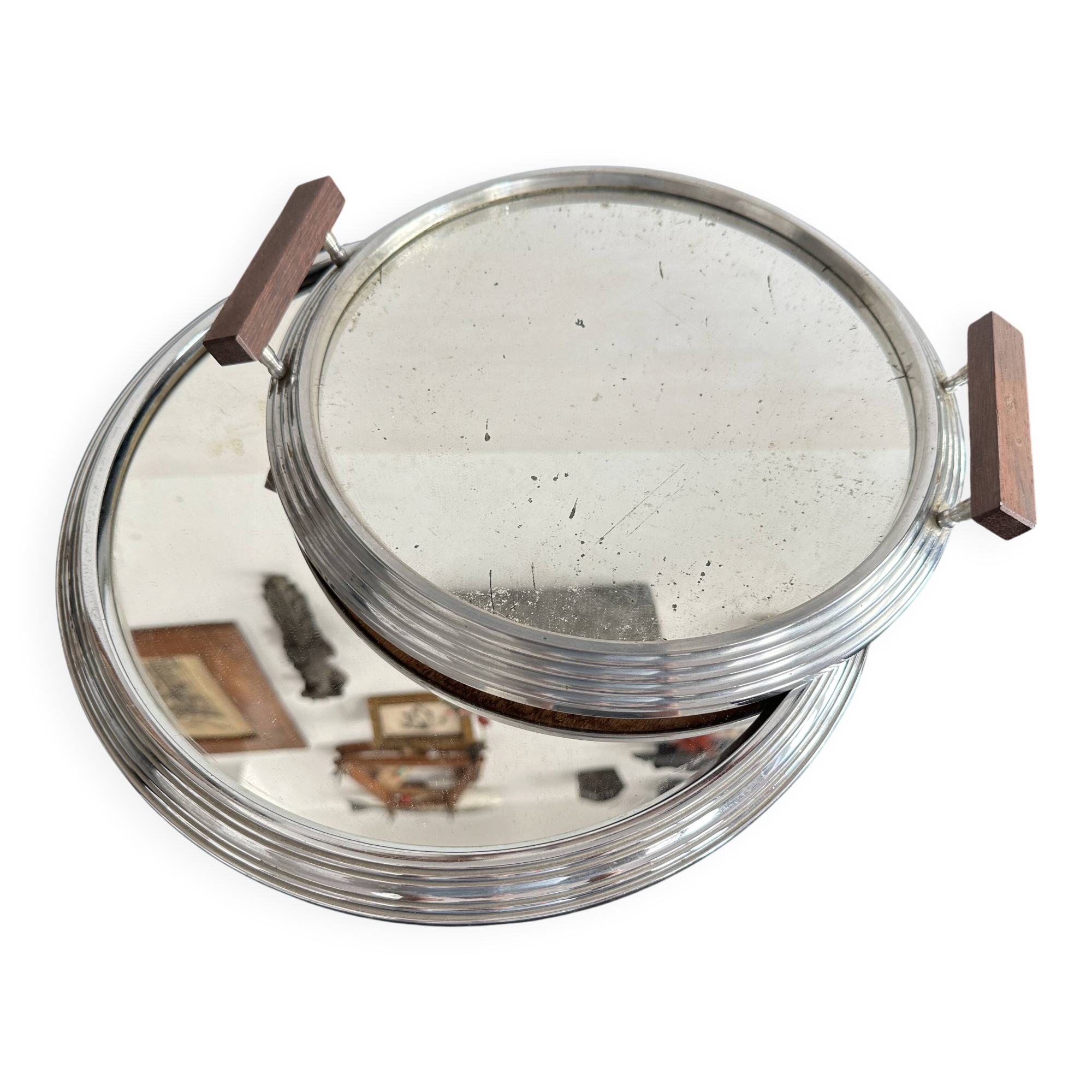 Nested mirror trays Art Deco 1930s
