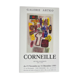 Guillaume Corneille (Cobra Painter 1922-2010) Poster Furia Color de Amor, with workshop stamp