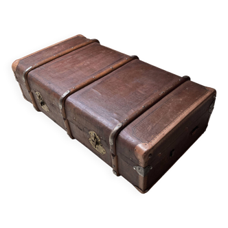 Antique travel trunk