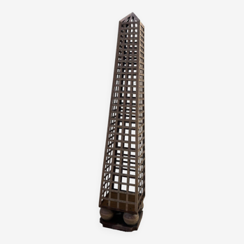 wrought iron obelisk