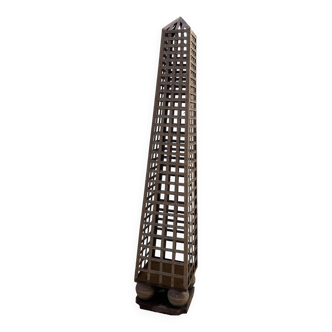 wrought iron obelisk