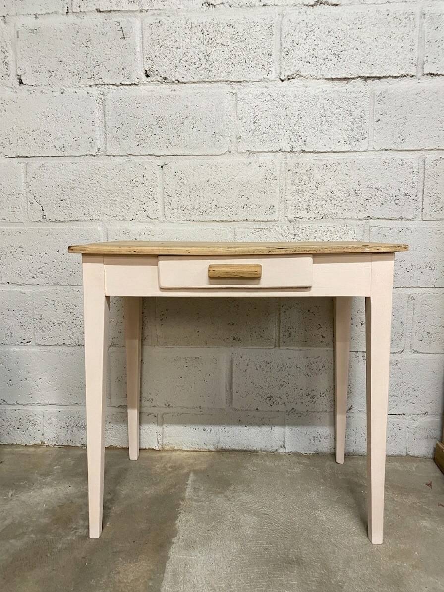 Small renovated farmhouse table or desk.