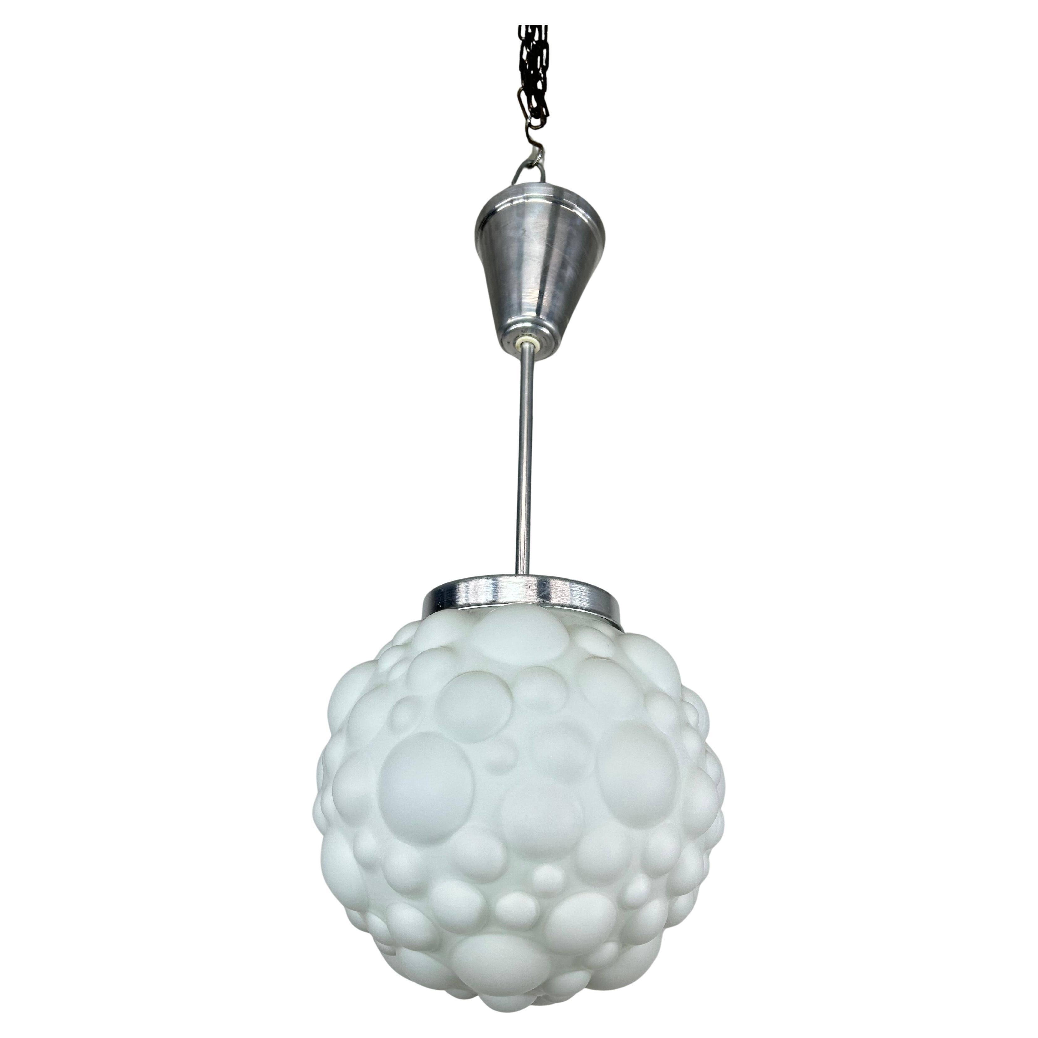 White modernist pendant lamp