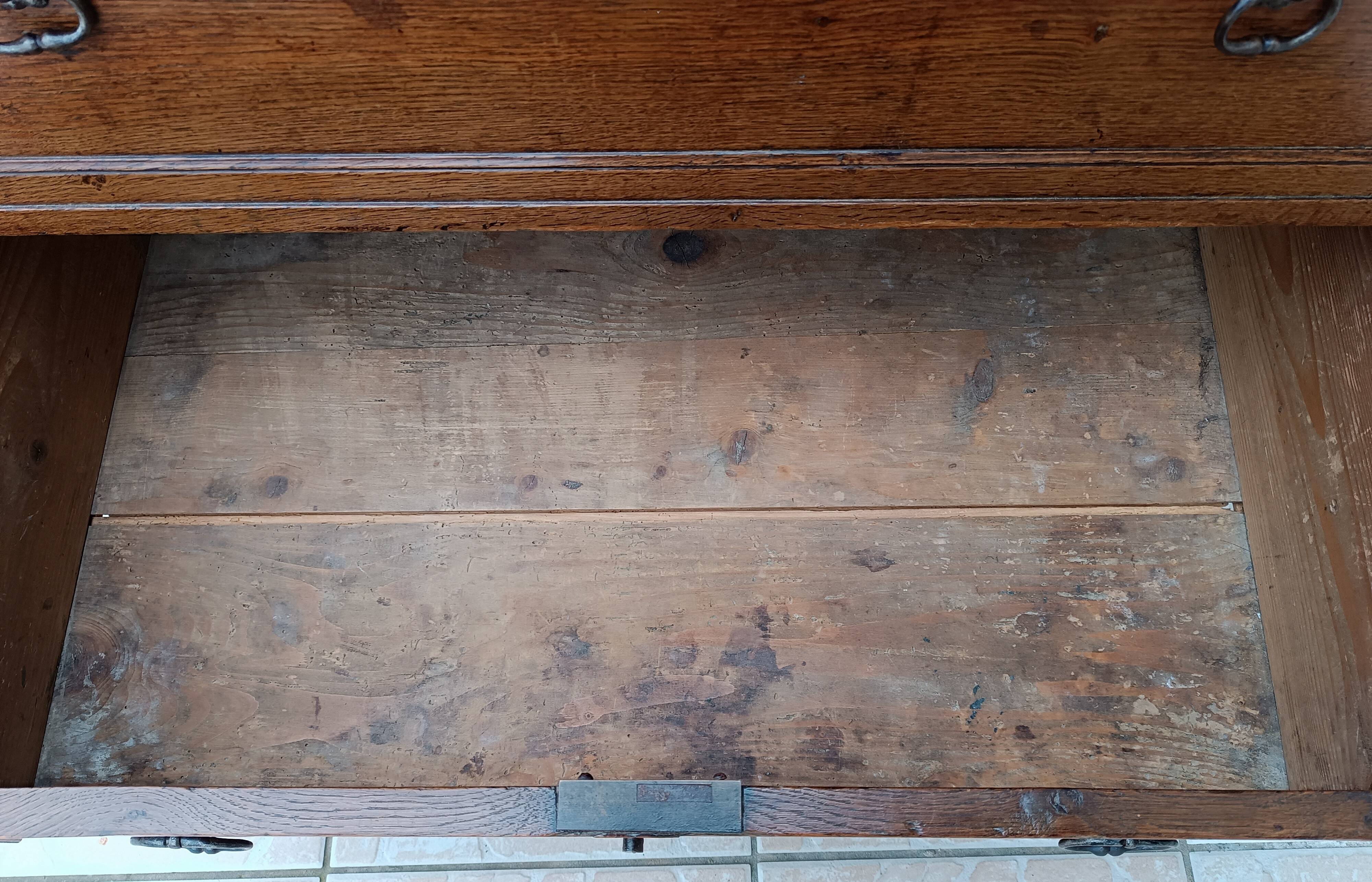 Louis XVI oak chest