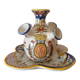 Rare tulipière / bouquetière en faïence de Vichy