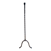 Lampadaire  tripode fer forgé,années 50