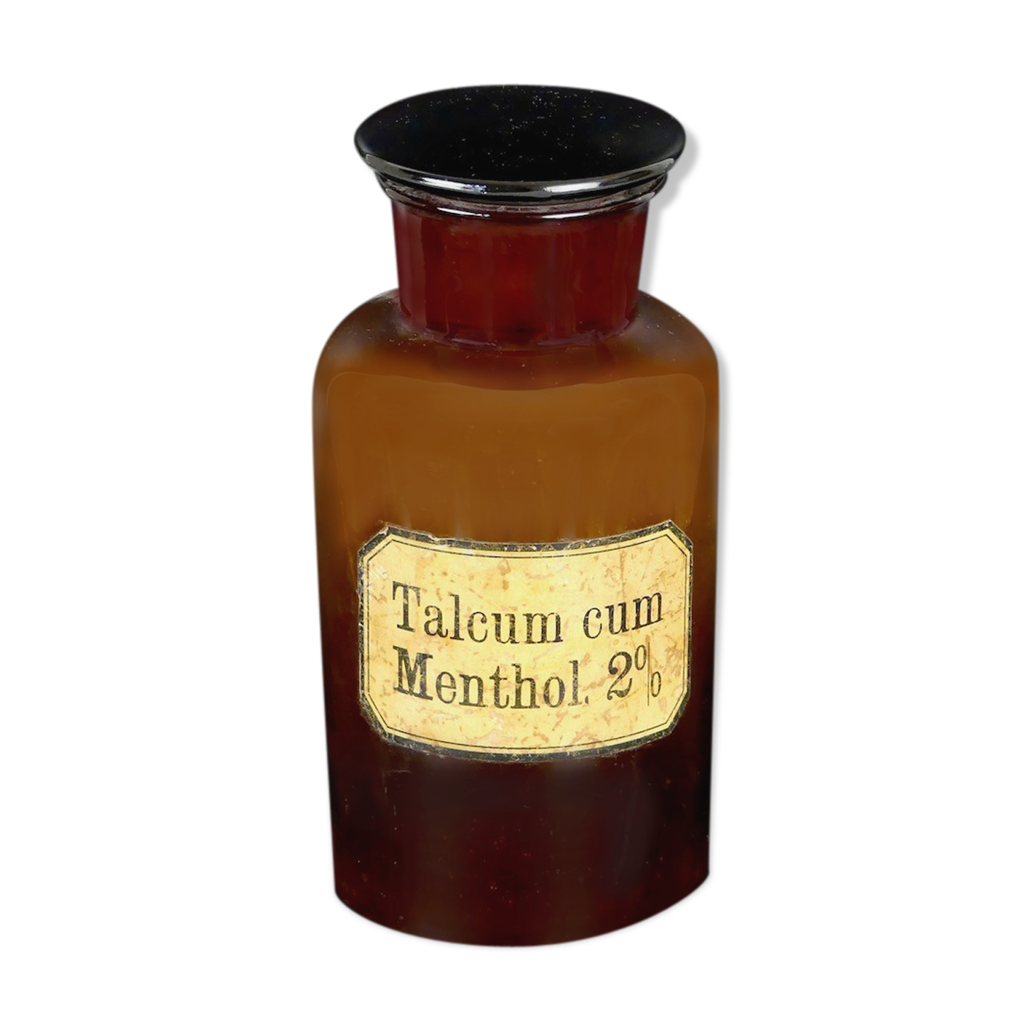Pharmacy bottle of Talcum cum vintage