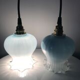 Pair of hanging lamps